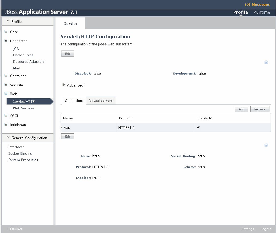 JBoss 7.1.1 Profile